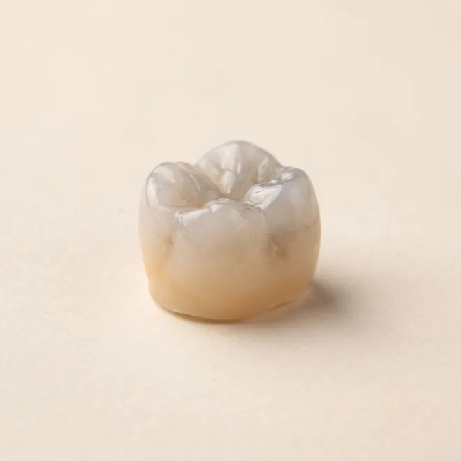 A single all-ceramic dental crown